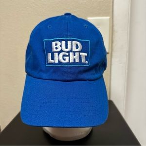 Blue Bud Light Baseball Cap / Hat